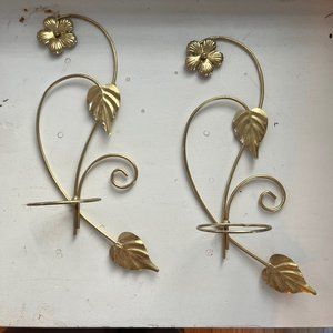 Brass candle holders